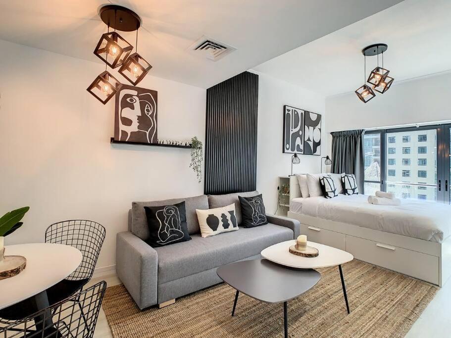 Luxury Modern Studio In Jlt With Amazing View & Rooftop Pool - Sleeps 3 迪拜 外观 照片
