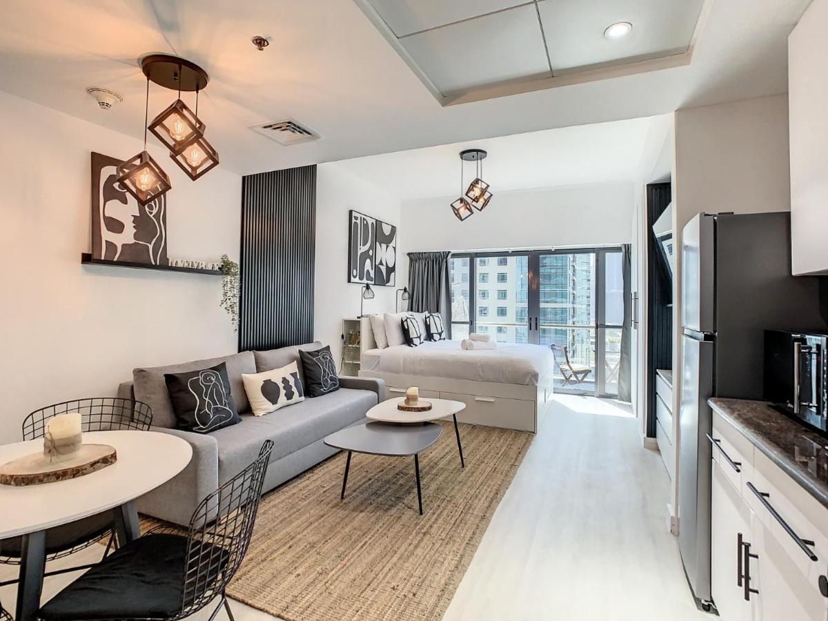 Luxury Modern Studio In Jlt With Amazing View & Rooftop Pool - Sleeps 3 迪拜 外观 照片